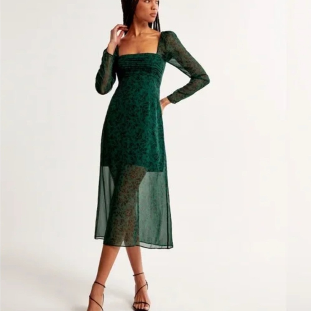 Abercrombie Elegant Green Dress